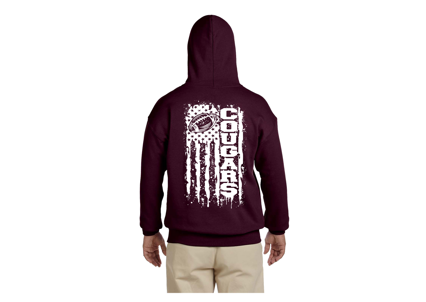 COUGARS MAROON HOODIE