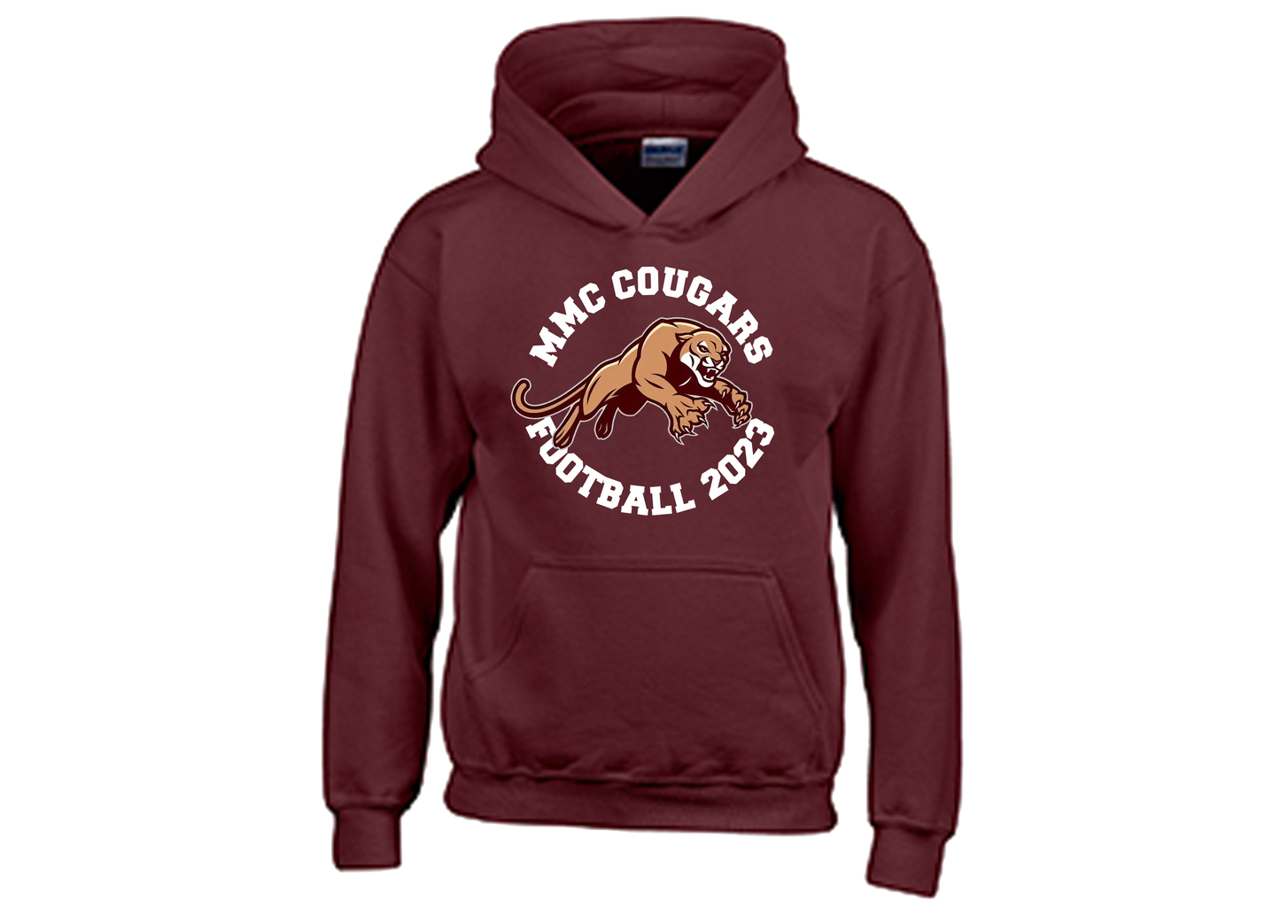 COUGARS MAROON HOODIE 2